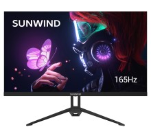 Монитор SunWind 27" SUN-M27BA107 черный IPS 3ms 16:9 HDMI матовая 300cd 178гр/178гр 1920x1080 165Hz G-Sync DP FHD 4.2кг