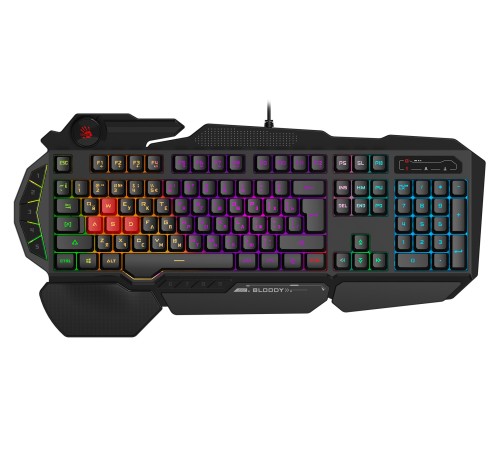 Клавиатура A4Tech Bloody B310N черный USB Multimedia for gamer LED (подставка для запястий) (B310N) Клавиатура A4Tech Bloody B310N черный USB Multimedia for gamer LED (подставка для запястий) (B310N)