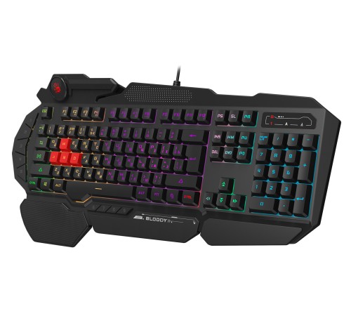 Клавиатура A4Tech Bloody B310N черный USB Multimedia for gamer LED (подставка для запястий) (B310N) Клавиатура A4Tech Bloody B310N черный USB Multimedia for gamer LED (подставка для запястий) (B310N)