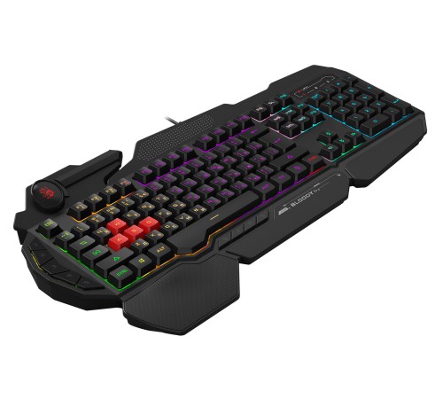 Клавиатура A4Tech Bloody B310N черный USB Multimedia for gamer LED (подставка для запястий) (B310N) Клавиатура A4Tech Bloody B310N черный USB Multimedia for gamer LED (подставка для запястий) (B310N)