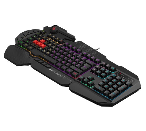Клавиатура A4Tech Bloody B310N черный USB Multimedia for gamer LED (подставка для запястий) (B310N) Клавиатура A4Tech Bloody B310N черный USB Multimedia for gamer LED (подставка для запястий) (B310N)