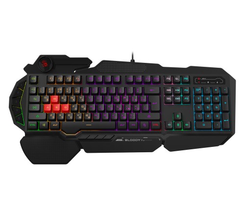 Клавиатура A4Tech Bloody B310N черный USB Multimedia for gamer LED (подставка для запястий) (B310N) Клавиатура A4Tech Bloody B310N черный USB Multimedia for gamer LED (подставка для запястий) (B310N)