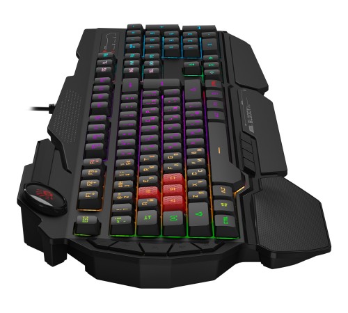 Клавиатура A4Tech Bloody B310N черный USB Multimedia for gamer LED (подставка для запястий) (B310N) Клавиатура A4Tech Bloody B310N черный USB Multimedia for gamer LED (подставка для запястий) (B310N)