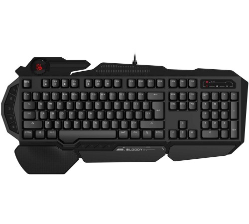 Клавиатура A4Tech Bloody B310N черный USB Multimedia for gamer LED (подставка для запястий) (B310N) Клавиатура A4Tech Bloody B310N черный USB Multimedia for gamer LED (подставка для запястий) (B310N)