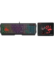 Клавиатура + мышь A4Tech Bloody B1700 клав:черный мышь:черный USB LED (B1700 ( B140N +ES7 + BP-50M))