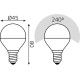 Лампа светодиодная Gauss Basic 10531152T 5.5Вт цок.:E14 шар 240B 3000K св.свеч.бел.теп. (упак.:3шт)