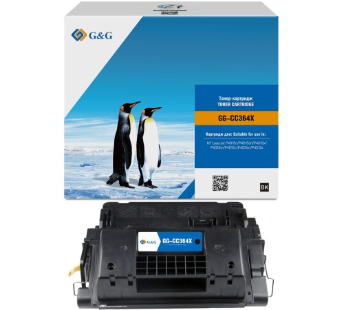 Картридж лазерный G&G GG-CC364X черный (24000стр.) для HP LJ P4015/P4515