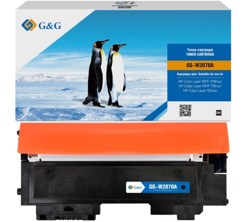 Картридж лазерный G&G GG-W2070A (есть ограничения по прошивке) черный (1000стр.) для HP Color Laser MFP 179fnw/178nw/150nw Картридж лазерный G&G GG-W2070A (есть ограничения по прошивке) черный (1000стр.) для HP Color Laser MFP 179fnw/178nw/150nw