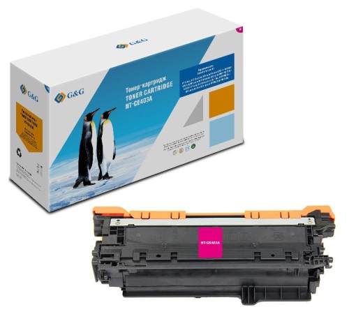 Картридж лазерный G&G GG-CE403A пурпурный (6000стр.) для HP LJ Enterprise 500 M551n/MFP M575dn/MFP M570dn