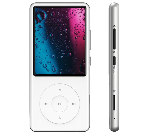 Плеер Hi-Fi Flash Digma M5 BT 16Gb белый/2.4"/FM/microSD/microSDHC/clip