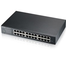 Гибридный Smart L2 коммутатор Zyxel NebulaFlex GS1915-24E, rack 19", 24xGE, бесшумный (без вентилятора), автономное/облачное управление (GS1915-24E-EU0101F)