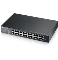 Гибридный Smart L2 коммутатор Zyxel NebulaFlex GS1915-24E, rack 19", 24xGE, бесшумный (без вентилятора), автономное/облачное управление (GS1915-24E-EU0101F)