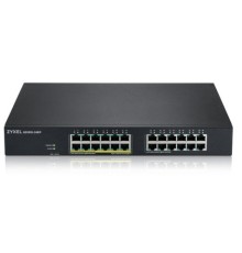 Гибридный Smart L2 коммутатор PoE+ Zyxel NebulaFlex GS1915-24EP, rack 19", 24xGE (12xPoE+), бюджет PoE 130 Вт, автономное/облачное управление (GS1915-24EP-EU0101F)