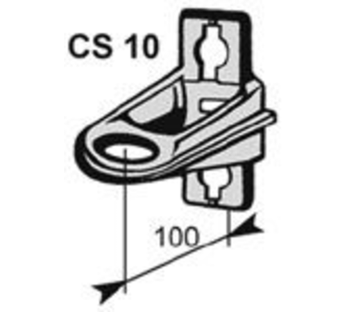 Узел крепления (анкерный кронштейн) для опор SNR-CS10
