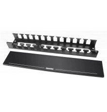 Кабельный органайзер Hyperline CM-2U-MLF-COV 2U шир.:19" глуб.:46.5мм