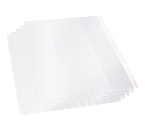 Обложка Silwerhof 382155 Монстрики для учебника с липк.сл. (набор 5шт) ПП 70мкм гладкая прозр. 280х450мм