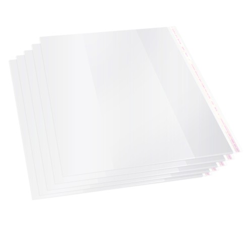 Обложка Silwerhof 382173 Монстрики для учебника с липк.сл. (набор 10шт) для старших классов ПП 70мкм гладкая прозр. 230х380мм