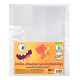 Обложка Silwerhof 382173 Монстрики для учебника с липк.сл. (набор 10шт) для старших классов ПП 70мкм гладкая прозр. 230х380мм