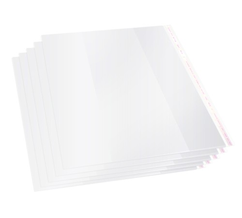 Обложка Silwerhof 382174 Монстрики для учебника с липк.сл. (набор 10шт) ПП 70мкм гладкая прозр. 250х380мм