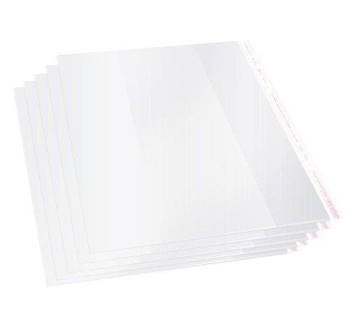 Обложка Silwerhof 382175 Монстрики для учебника с липк.сл. (набор 10шт) для младших классов ПП 70мкм гладкая прозр. 265х450мм