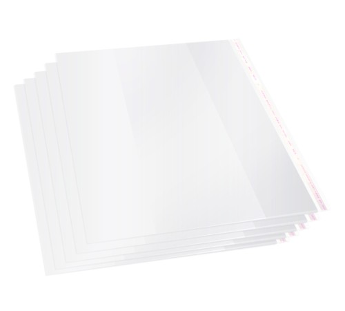 Обложка Silwerhof 382177 Монстрики для учебника с липк.сл. (набор 10шт) ПП 70мкм гладкая прозр. 300х470мм