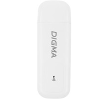 Digma Dongle WiFi DW1960WH Модем 3G/4G USB Wi-Fi Firewall +Router внешний белый