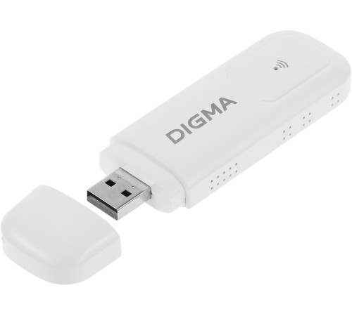 Digma Dongle WiFi DW1960WH Модем 3G/4G USB Wi-Fi Firewall +Router внешний белый Digma Dongle WiFi DW1960WH Модем 3G/4G USB Wi-Fi Firewall +Router внешний белый