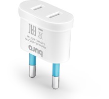 Адаптер-переходник Buro BU-PA02-W (1 розетка) белый (пакет ПЭ)