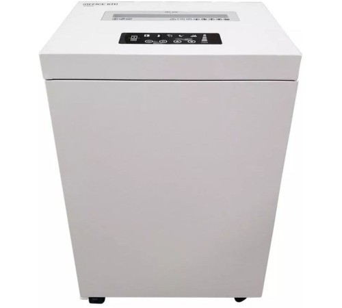 Шредер Office Kit S500 0,8x2 белый (секр.P-7) фрагменты 7лист. 50лтр. скобы пл.карты CD