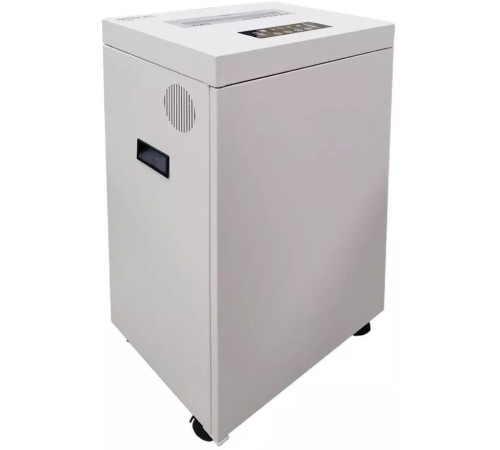Шредер Office Kit S500 0,8x2 белый (секр.P-7) фрагменты 7лист. 50лтр. скобы пл.карты CD