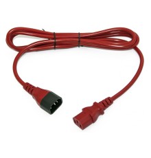 Шнур питания Hyperline PWC-IEC13-IEC14-3.0-RD C13-С14 проводник.:3x1.0мм2 3м 250В 10А (упак.:1шт) красный