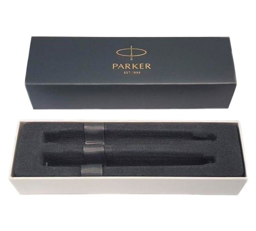 Набор ручек Parker IM Core FK221 (CW2093216) Black GT M сталь нержавеющая подар.кор. ручка перьевая, ручка шариковая