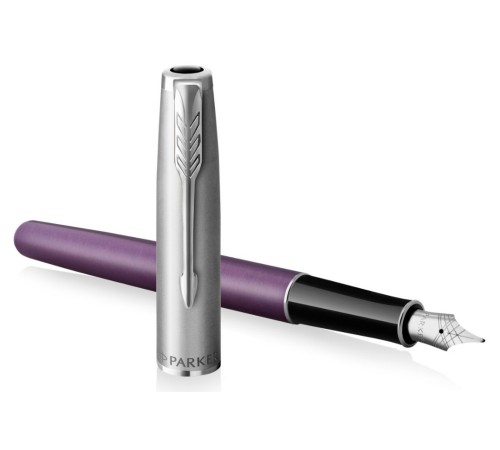 Ручка перьев. Parker Sonnet Essential SB F545 (CW2169366) LaqViolet CT F сталь нержавеющая подар.кор. Ручка перьев. Parker Sonnet Essential SB F545 (CW2169366) LaqViolet CT F сталь нержавеющая подар.кор.