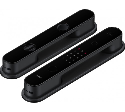 Умный замок Aqara D100 Zigbee врезной разбл.отпеч.паль. 2480mAh черный (ZNMS20LM)