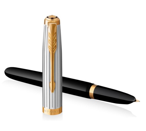 Ручка перьев. Parker 51 Premium (CW2169030) Black GT F сталь нержавеющая подар.кор. Ручка перьев. Parker 51 Premium (CW2169030) Black GT F сталь нержавеющая подар.кор.