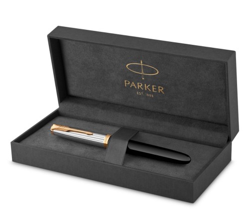 Ручка перьев. Parker 51 Premium (CW2169030) Black GT F сталь нержавеющая подар.кор. Ручка перьев. Parker 51 Premium (CW2169030) Black GT F сталь нержавеющая подар.кор.