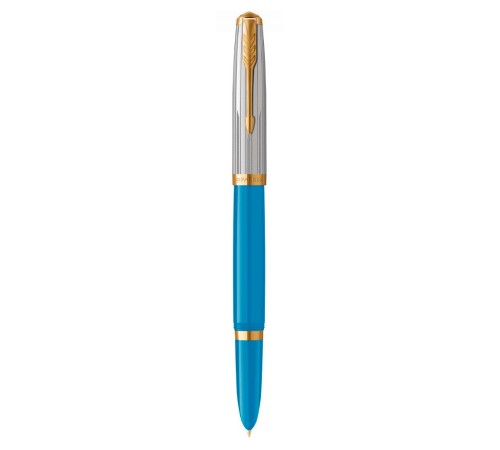 Ручка перьев. Parker 51 Premium (CW2169078) Turquoise GT F сталь нержавеющая подар.кор. Ручка перьев. Parker 51 Premium (CW2169078) Turquoise GT F сталь нержавеющая подар.кор.