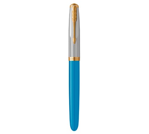 Ручка перьев. Parker 51 Premium (CW2169078) Turquoise GT F сталь нержавеющая подар.кор. Ручка перьев. Parker 51 Premium (CW2169078) Turquoise GT F сталь нержавеющая подар.кор.