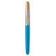 Ручка перьев. Parker 51 Premium (CW2169078) Turquoise GT F сталь нержавеющая подар.кор.