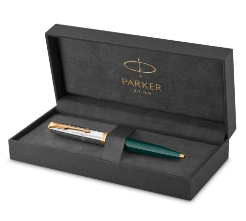 Ручка шариков. Parker 51 Premium (CW2169076) Forest Green GT M черн. черн. подар.кор. Ручка шариков. Parker 51 Premium (CW2169076) Forest Green GT M черн. черн. подар.кор.