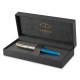 Ручка шариков. Parker 51 Premium (CW2169080) Turquoise GT M черн. черн. подар.кор.