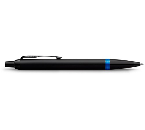 Ручка шариков. Parker IM Vibrant Rings K315 (CW2172941) Marine Blue PVD M син. черн. подар.кор.