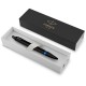 Ручка шариков. Parker IM Vibrant Rings K315 (CW2172941) Marine Blue PVD M син. черн. подар.кор.