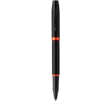 Ручка роллер Parker IM Vibrant Rings T315 (CW2172945) Flame Orange PVD F черн. черн. подар.кор.