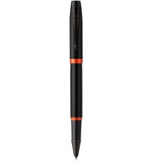 Ручка роллер Parker IM Vibrant Rings T315 (CW2172945) Flame Orange PVD F черн. черн. подар.кор.