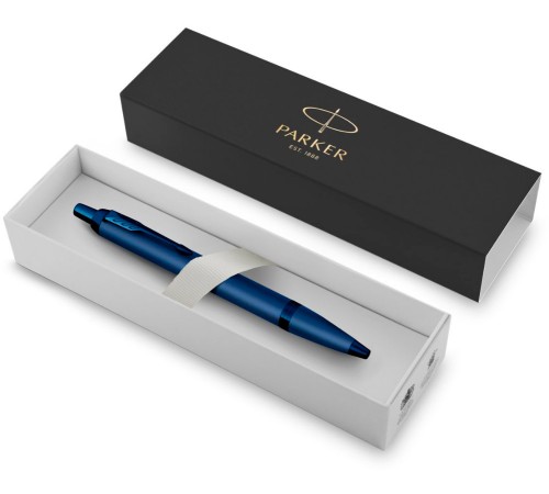 Ручка шариков. Parker IM Monochrome K328 (CW2172966) Blue PVD M син. черн. подар.кор. Ручка шариков. Parker IM Monochrome K328 (CW2172966) Blue PVD M син. черн. подар.кор.