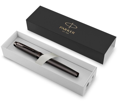 Ручка роллер Parker IM Monochrome T328 (CW2172960) Bronze PVD F черн. черн. подар.кор.