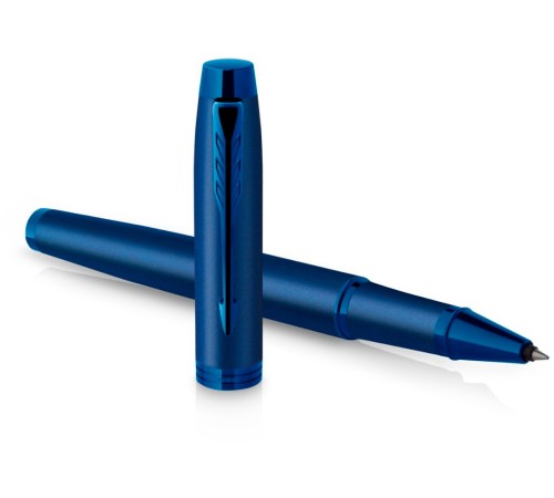 Ручка роллер Parker IM Monochrome T328 (CW2172965) Blue PVD F черн. черн. подар.кор. Ручка роллер Parker IM Monochrome T328 (CW2172965) Blue PVD F черн. черн. подар.кор.