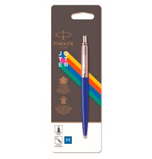 Ручка шариков. Parker Jotter Color (CW2076052) голубой M син. черн. блистер