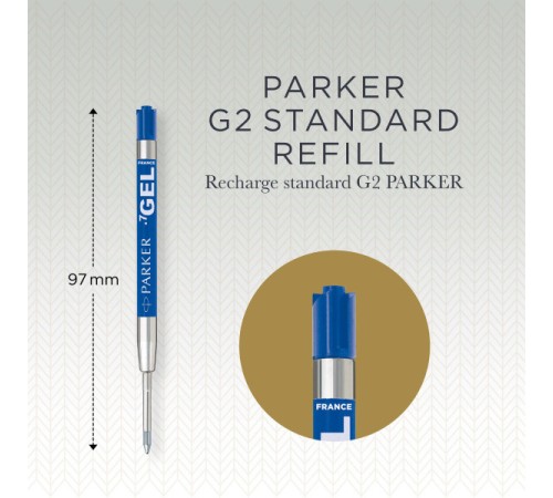 Стержень гелевый Parker Quink GEL Z05 (CW1950346) M синие чернила для ручек шариковых блистер